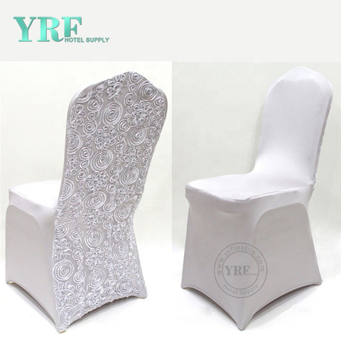 YRF witte goedkope universele stoelhoezen voor bruiloften