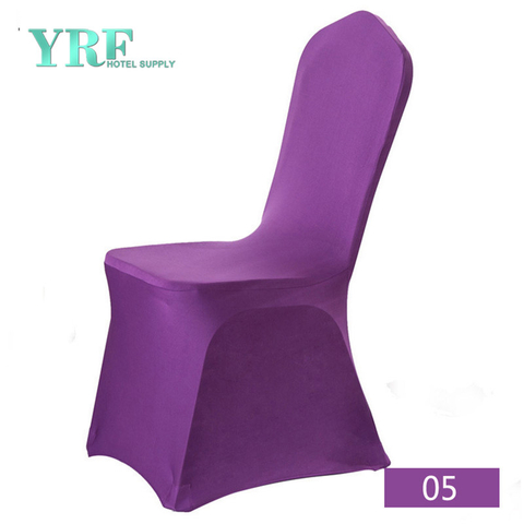 YRF Meubelen Spandex Hotel Banquet Purple Chair Cover