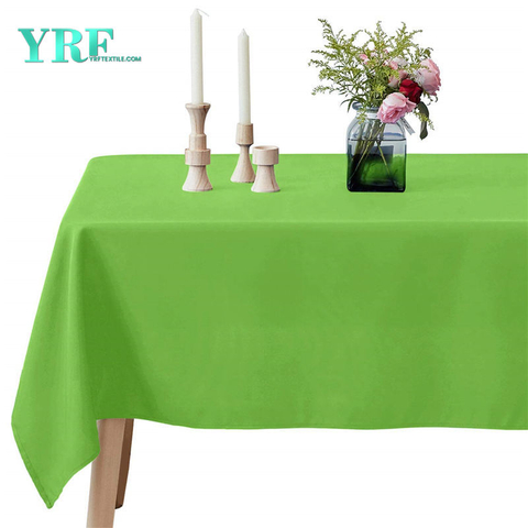 Langwerpige tafelkleden Appelgroen 60x102 inch puur 100% polyester kreukvrij voor bruiloften