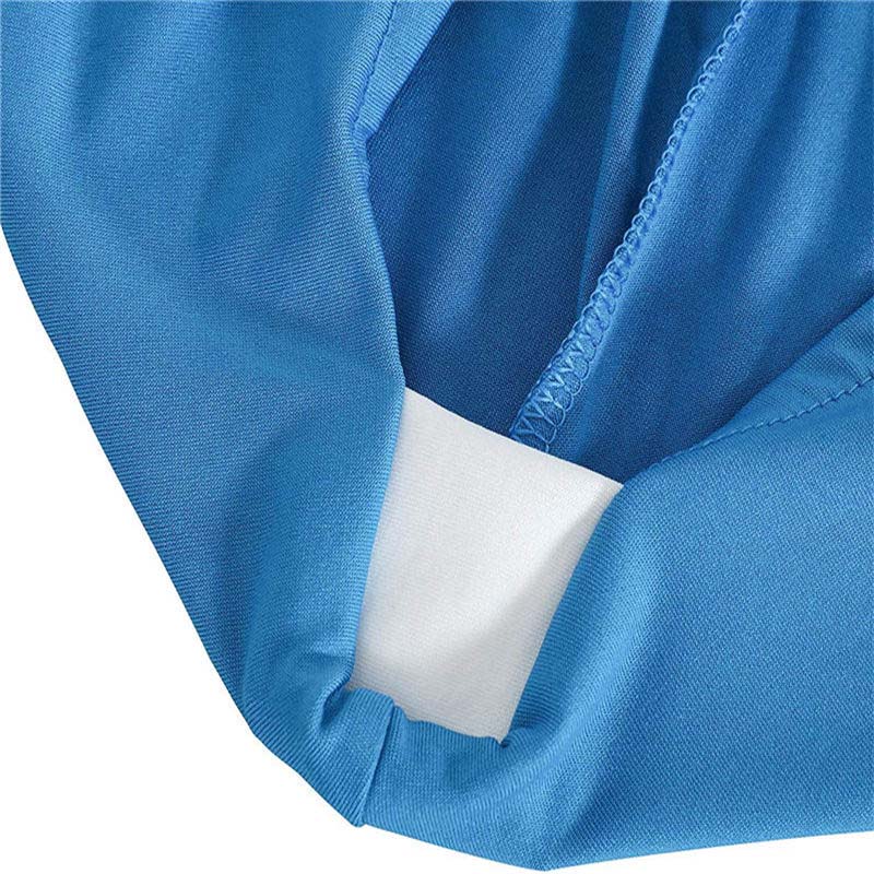 Rechthoekige Stretch Spandex Tafelhoes Lichtblauw 4ft/48"LX 24"WX 30"H Polyester Voor Hotel