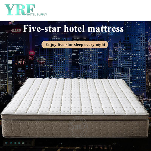 Hotel zachte matras binnenvering hybride met gelschuim
