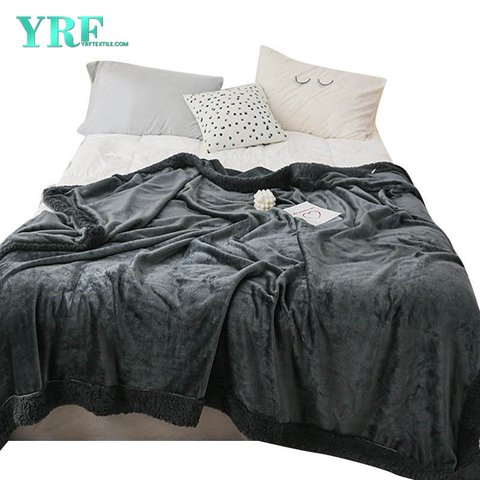 Gooi deken Moderne stijl Warmtebehoud Donkergrijs en zwart voor kingsize bed
