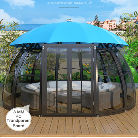 Nieuw product buiten Gazebo Hotel Windbestendige panoramische kamer