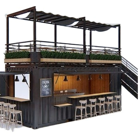 Laagste prijs luxe uitbreidbare Container Cafe Shop